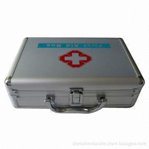 Hot Sale to Middle East Portable Car Emergency Kit in Aluminium Tool Box